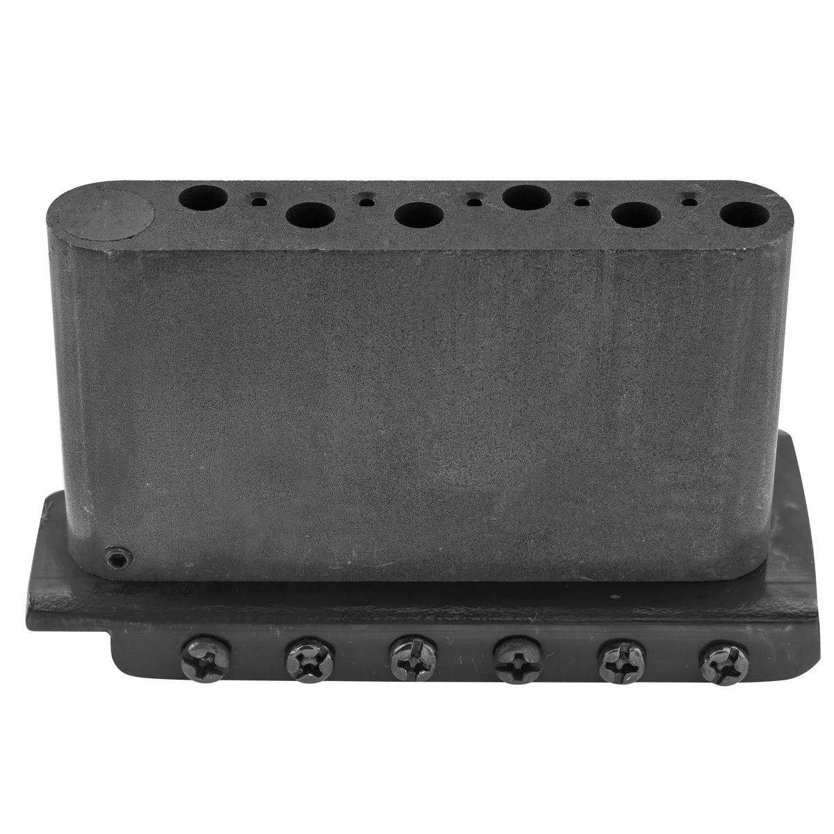 Wilkinson WV6-SB 54mm(2-1/8 inch) 5+1 Hole Vintage Steel Saddles Tremolo Bridge with Full Steel Block for Fender USA and Japan Strat Style Electric Guitar