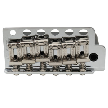 Wilkinson WV6-SB 54mm(2-1/8 inch) 5+1 Hole Vintage Steel Saddles Tremolo Bridge with Full Steel Block for Fender USA and Japan Strat Style Electric Guitar