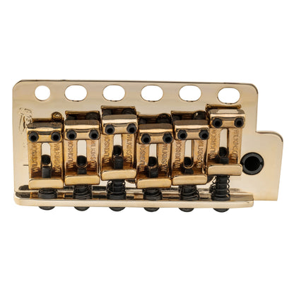 Wilkinson WV6-SB 54mm(2-1/8 inch) 5+1 Hole Vintage Steel Saddles Tremolo Bridge with Full Steel Block for Fender USA and Japan Strat Style Electric Guitar