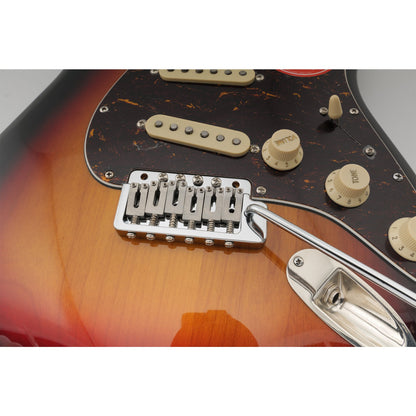 Wilkinson WVPC-SB 54mm(2-1/8 inch) Stainless Steel Saddles 6-Hole Guitar Tremolo Bridge with Full Solid Steel Block for Import Strat and Japan Strat Style Electric Guitar