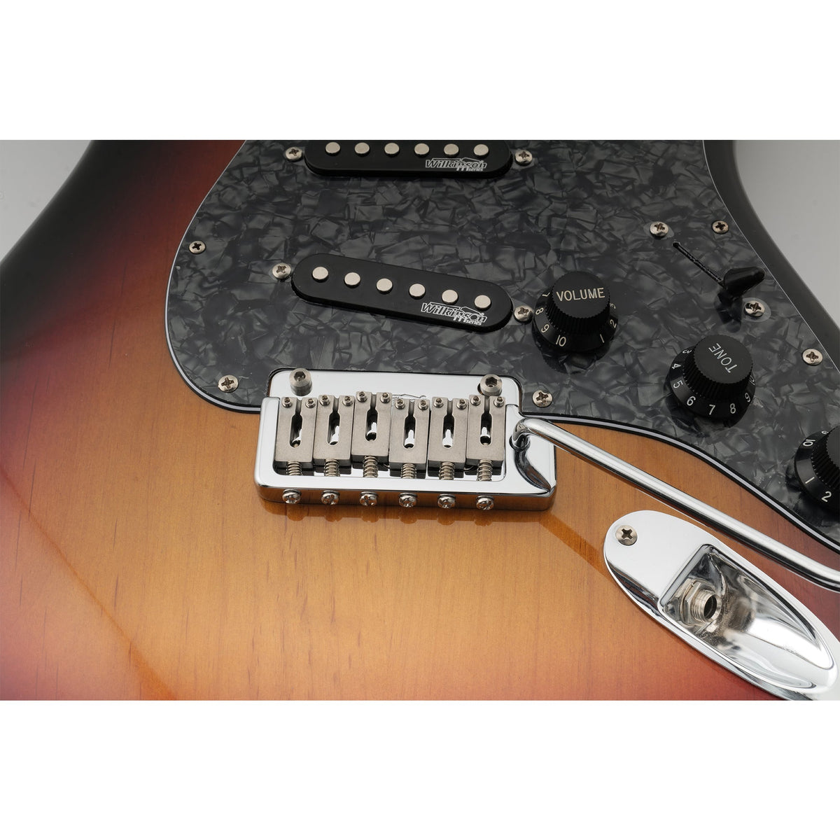 Wilkinson WVP2-SB 54mm 2-Point Stainless Steel Saddles Tremolo Bridge with Full Steel Block for Japan/Korea Import Strat Electric Guitar