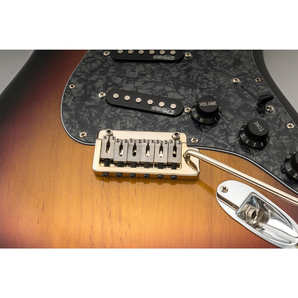 Wilkinson WVP2-SB 54mm 2-Point Stainless Steel Saddles Tremolo Bridge with Full Steel Block for Japan/Korea Import Strat Electric Guitar