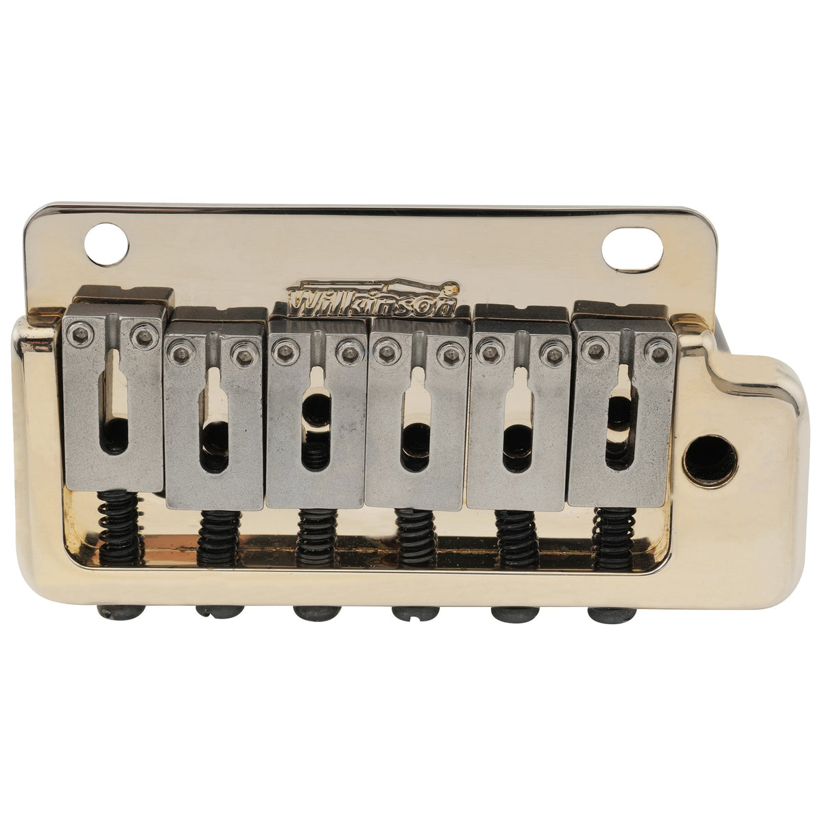 Wilkinson WVP2-SB 54mm 2-Point Stainless Steel Saddles Tremolo Bridge with Full Steel Block for Japan/Korea Import Strat Electric Guitar