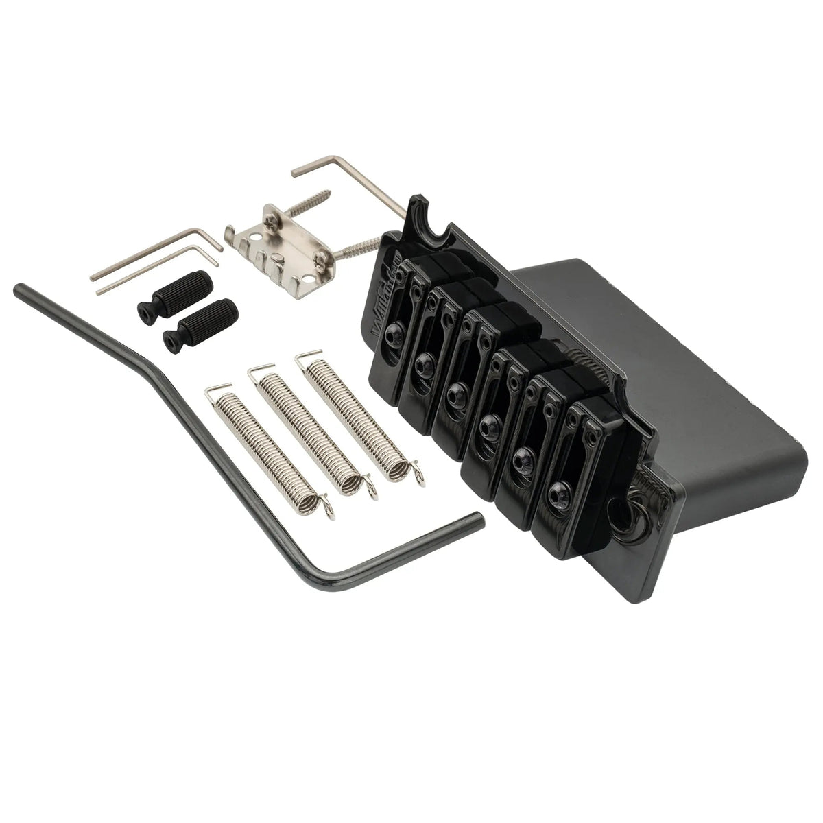 Wilkinson WVS50K 54mm 2-Point Locking Saddle Tremolo Bridge with Full Steel Block for Squier Style Strat Electric Guitar