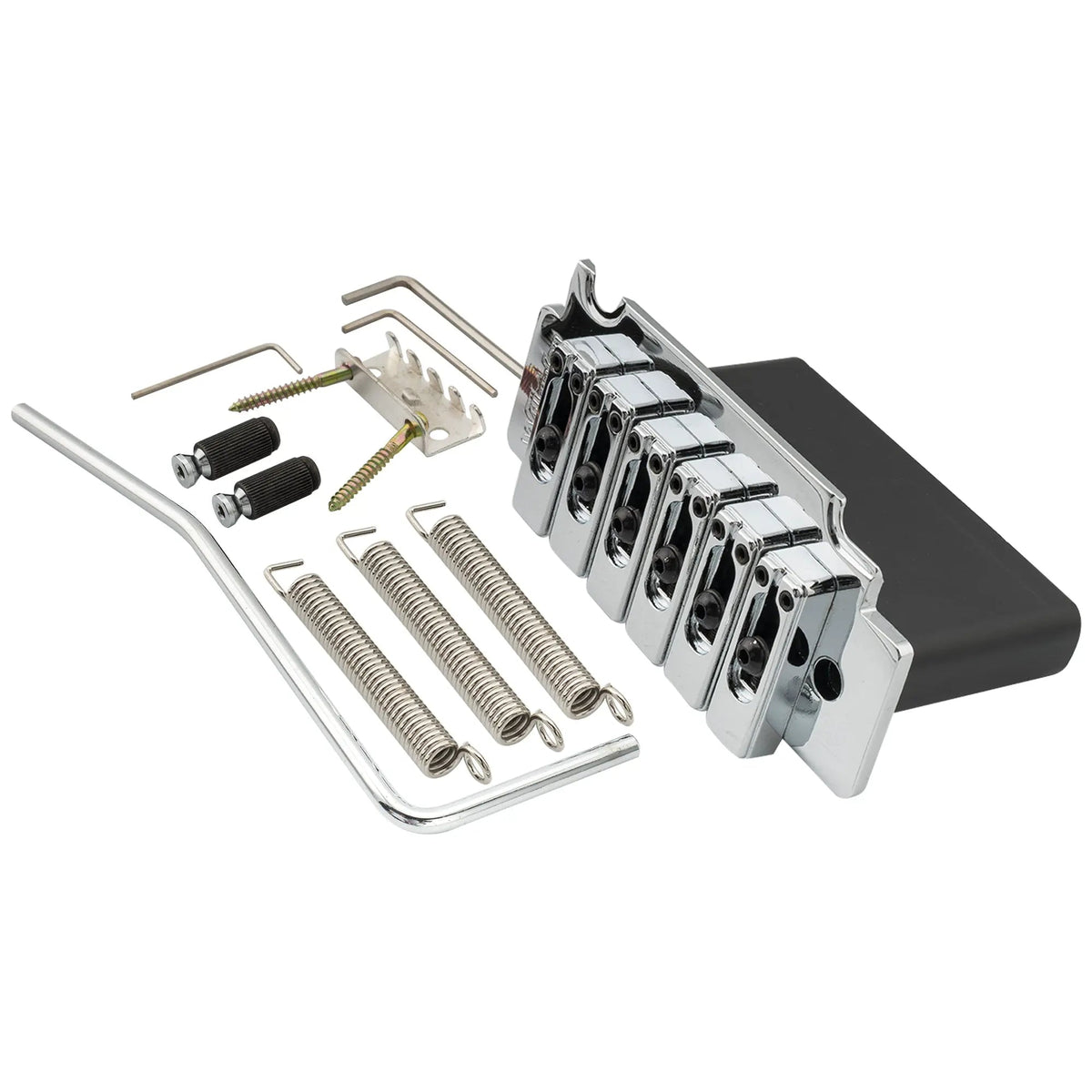 Wilkinson WVS50K 54mm 2-Point Locking Saddle Tremolo Bridge with Full Steel Block for Squier Style Strat Electric Guitar