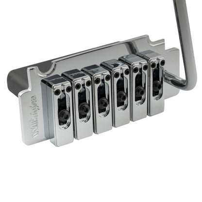 Wilkinson WVS50K 54mm 2-Point Locking Saddle Tremolo Bridge with Full Steel Block for Squier Style Strat Electric Guitar