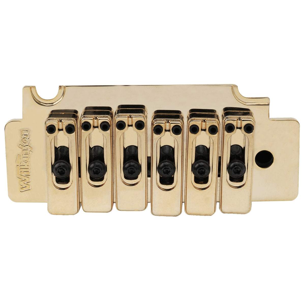 Wilkinson WVS50K 54mm 2-Point Locking Saddle Tremolo Bridge with Full Steel Block for Squier Style Strat Electric Guitar