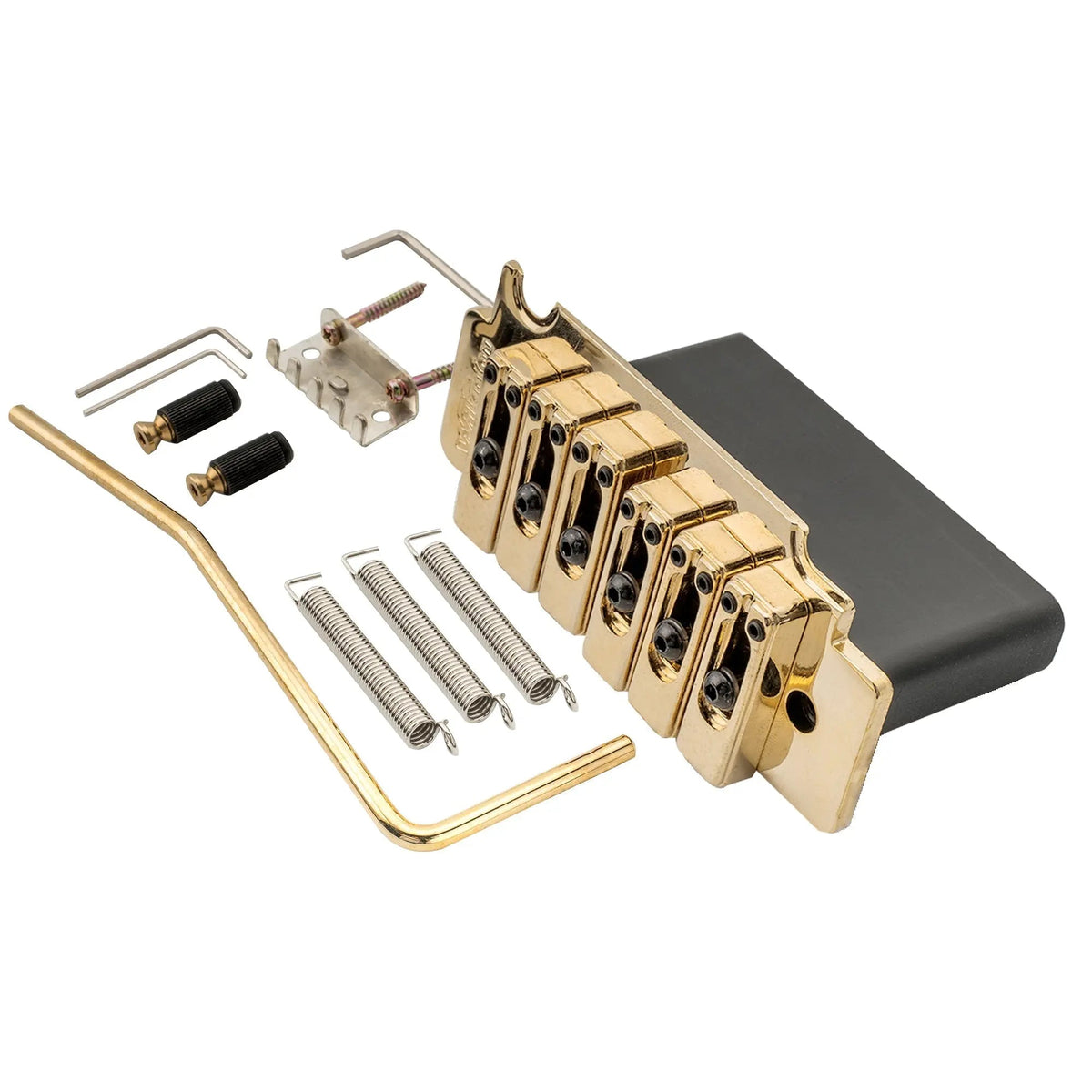 Wilkinson WVS50K 54mm 2-Point Locking Saddle Tremolo Bridge with Full Steel Block for Squier Style Strat Electric Guitar