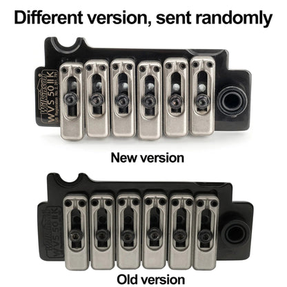 Wilkinson WVS50IIK 52.5mm(2-1/16 inch) 2-Point Tremolo Bridge with Stainless Steel Saddles for USA/Mexico/Japan/Korea Strat Electric Guitar