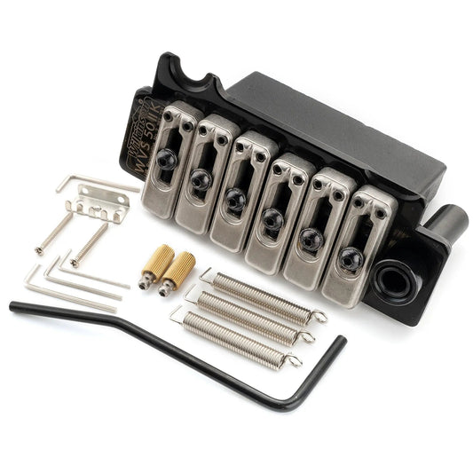 Wilkinson WVS50IIK 52.5mm(2-1/16 inch) 2-Point Tremolo Bridge with Stainless Steel Saddles for USA/Mexico/Japan/Korea Strat Electric Guitar
