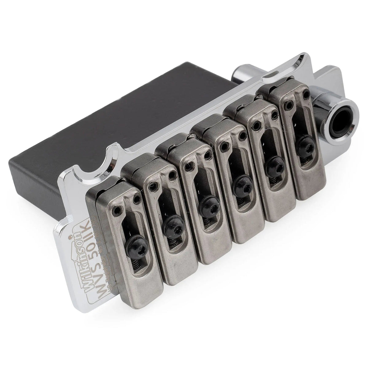 Wilkinson WVS50IIK 52.5mm(2-1/16 inch) 2-Point Tremolo Bridge with Stainless Steel Saddles for USA/Mexico/Japan/Korea Strat Electric Guitar