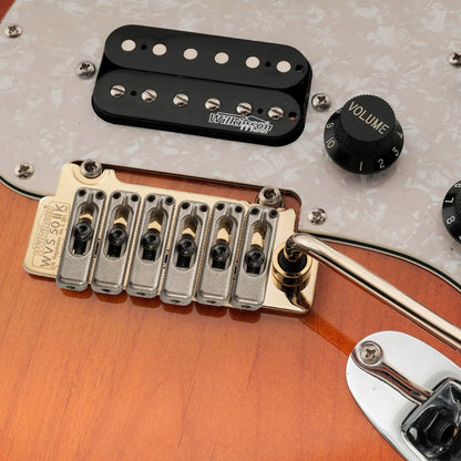 Wilkinson WVS50IIK 52.5mm(2-1/16 inch) 2-Point Tremolo Bridge with Stainless Steel Saddles for USA/Mexico/Japan/Korea Strat Electric Guitar