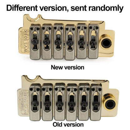 Wilkinson WVS50IIK 52.5mm(2-1/16 inch) 2-Point Tremolo Bridge with Stainless Steel Saddles for USA/Mexico/Japan/Korea Strat Electric Guitar