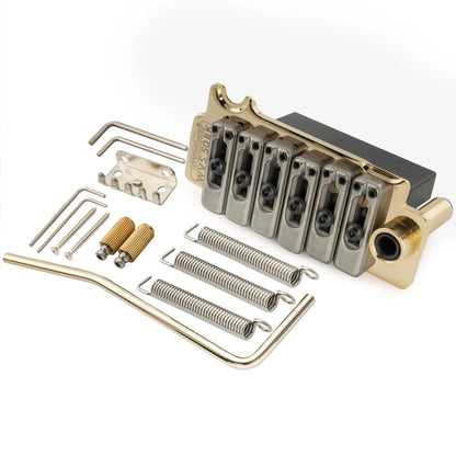 Wilkinson WVS50IIK 52.5mm(2-1/16 inch) 2-Point Tremolo Bridge with Stainless Steel Saddles for USA/Mexico/Japan/Korea Strat Electric Guitar