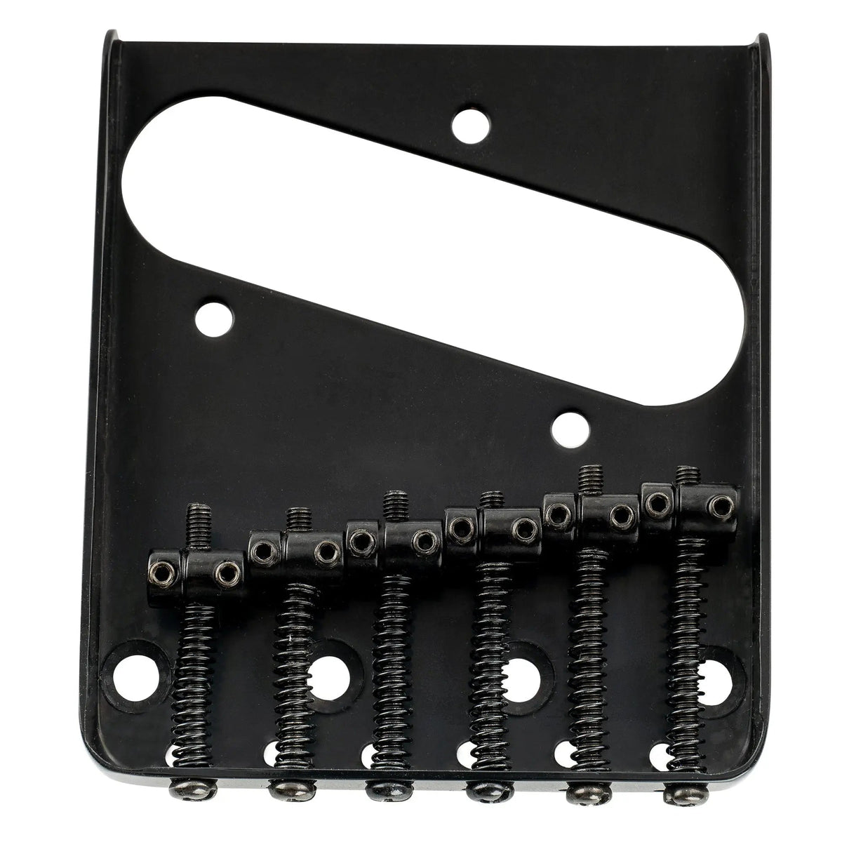 Musiclily Pro BT001 54mm String Spacing 6 Saddles Ash Tray Bridge for Tele Style Electric Guitar