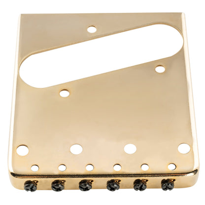 Musiclily Pro BT001 54mm String Spacing 6 Saddles Ash Tray Bridge for Tele Style Electric Guitar