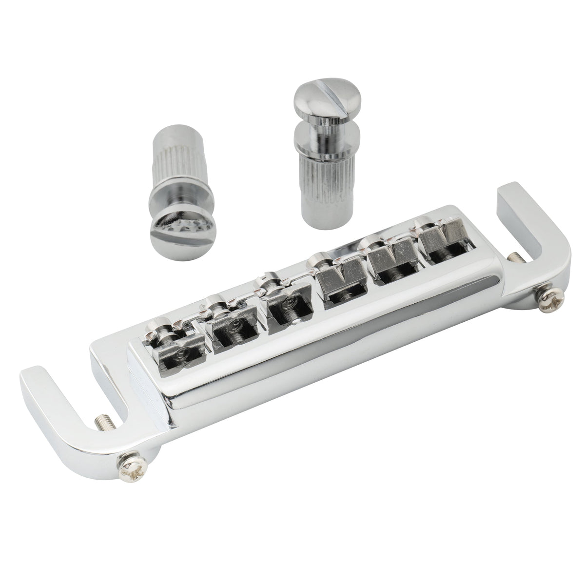 Musiclily Pro BW002 52.5mm Adjustable Wraparound Bridge Tailpiece for Epiphone LP Junior Style Guitar