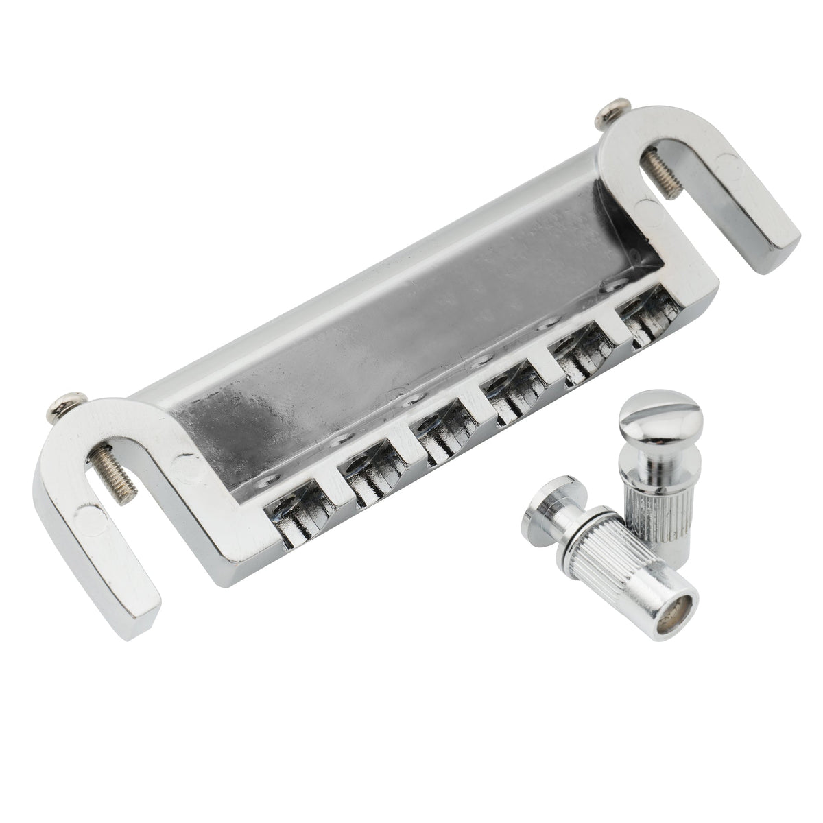 Musiclily Pro BW002 52.5mm Adjustable Wraparound Bridge Tailpiece for Epiphone LP Junior Style Guitar