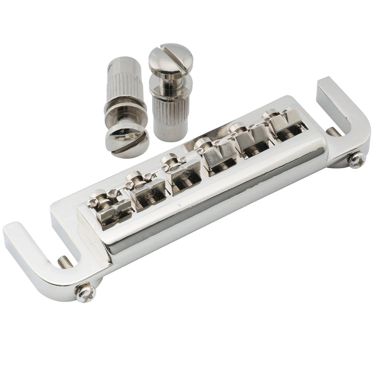 Musiclily Pro BW002 52.5mm Adjustable Wraparound Bridge Tailpiece for Epiphone LP Junior Style Guitar