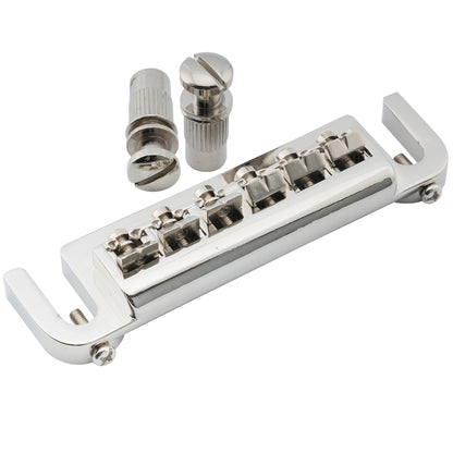 Musiclily Pro BW002 52.5mm Adjustable Wraparound Bridge Tailpiece for Epiphone LP Junior Style Guitar