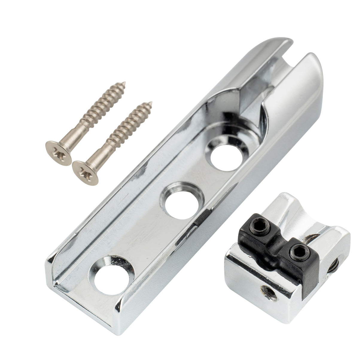 Musiclily Pro BB001 15.5mm Individual Bass Bridge Single String Lock-Down Bass Bridge for 1st/2nd String