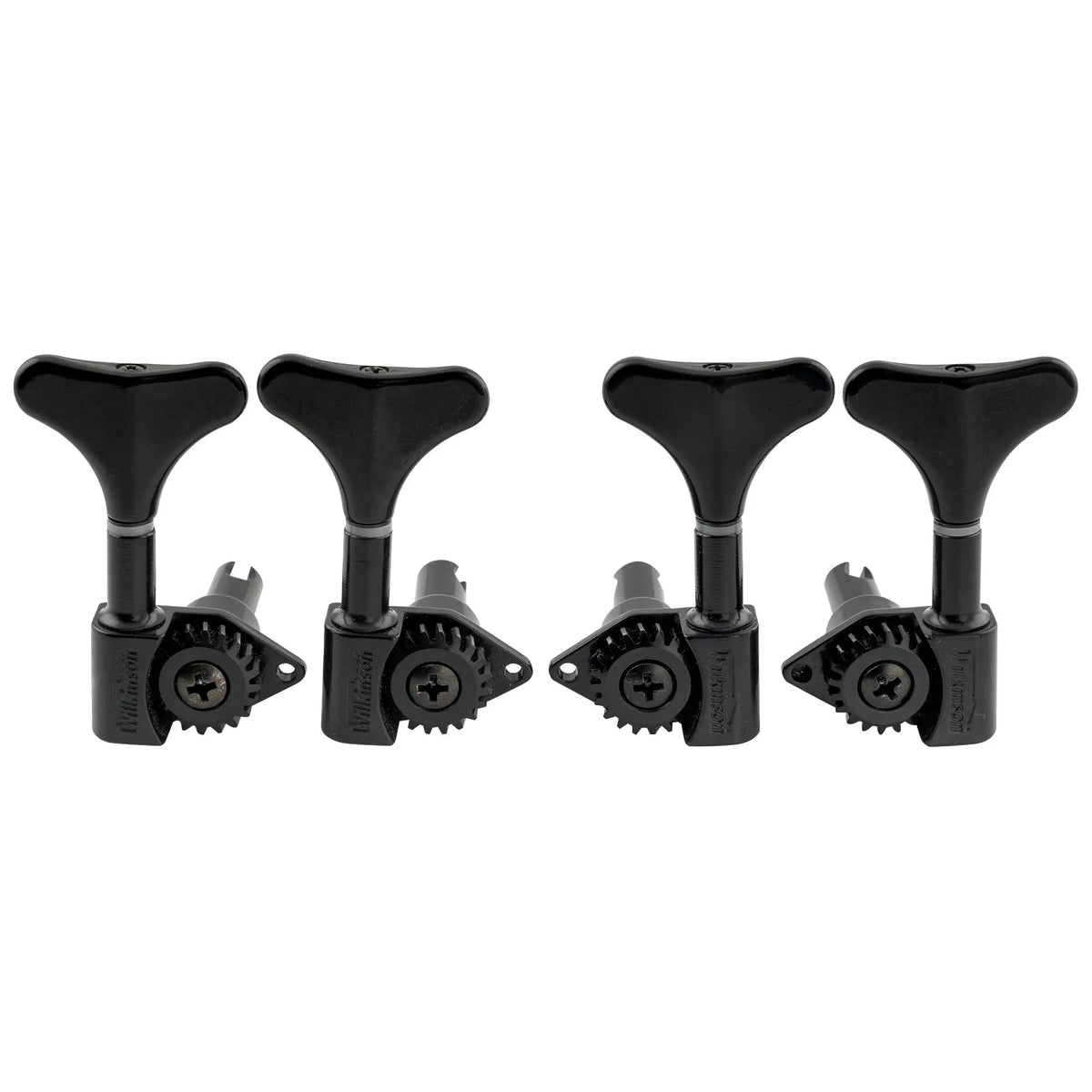Wilkinson 2R2L 20:1 Ratio Open Gear Machine Heads for Ibanez Style Electric Bass Tuners Bass Tuning Pegs Keys