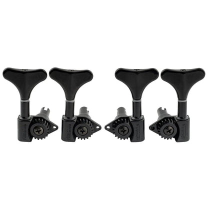 Wilkinson 2R2L 20:1 Ratio Open Gear Machine Heads for Ibanez Style Electric Bass Tuners Bass Tuning Pegs Keys