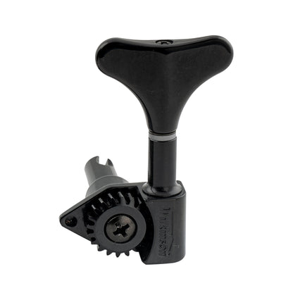 Wilkinson Single 20:1 Ratio Open Gear Machine Head Treble Side Tuner Tuning Peg Key with Y-Style Button for Electric Bass