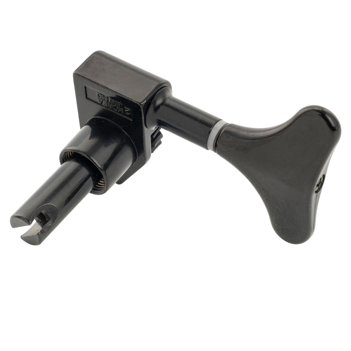 Wilkinson Single 20:1 Ratio Open Gear Machine Head Treble Side Tuner Tuning Peg Key with Y-Style Button for Electric Bass