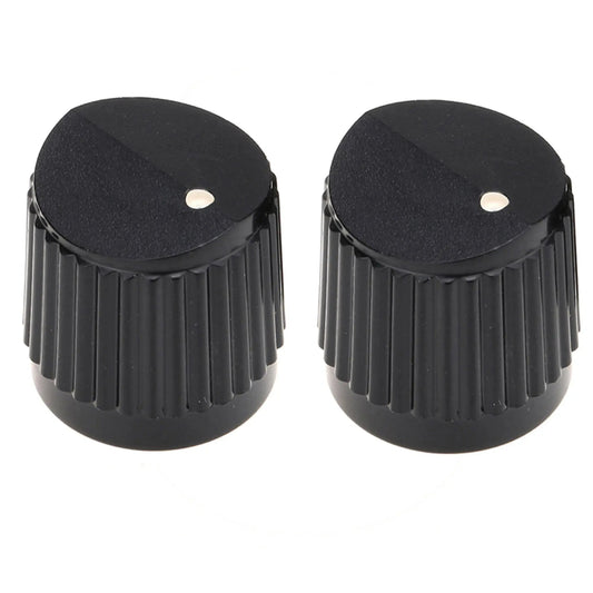 Musiclily Pro Universal Fitting Metric Size Plastic Bevel Top Knobs for Guitar or Bass Steinberger Style, Set of 2
