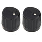 Musiclily Pro Universal Fitting Metric Size Plastic Bevel Top Knobs for Guitar or Bass Steinberger Style, Set of 2