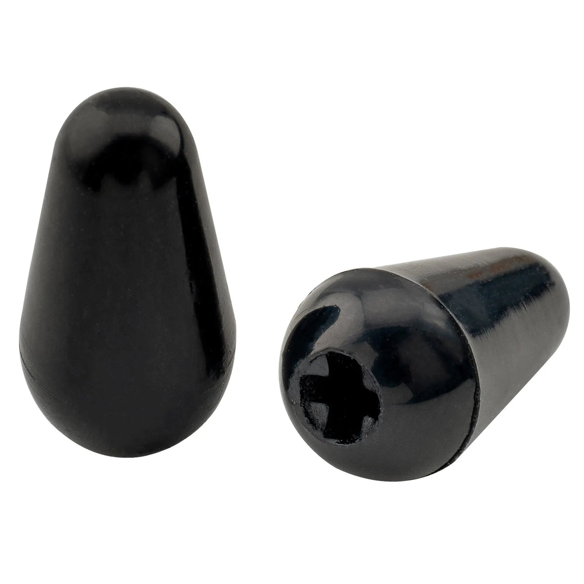 Musiclily Pro Metric Size Guitar 5-Way Switch Tips Switch Lever Knobs for Import Strat Style Electric Guitar, Set of 2