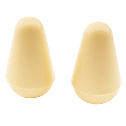 Musiclily Pro Metric Size Guitar 5-Way Switch Tips Switch Lever Knobs for Import Strat Style Electric Guitar, Set of 2