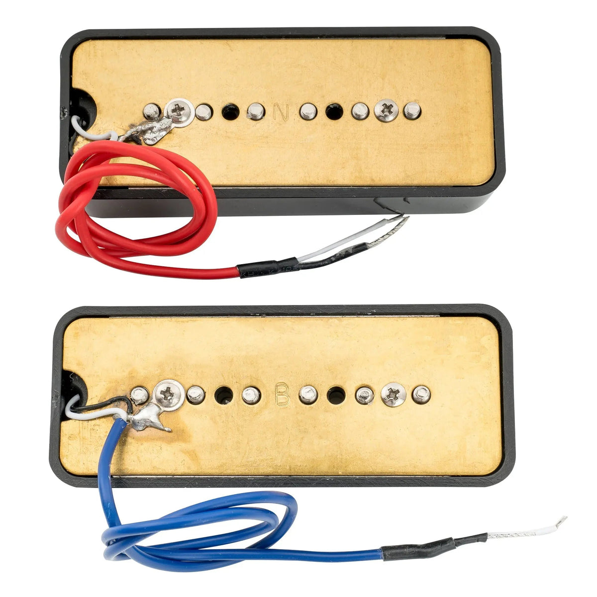 Wilkinson M Series Alnico 5 P90 Soapbar Pickups Neck and Bridge Set for LP SG Style Electric Guitar