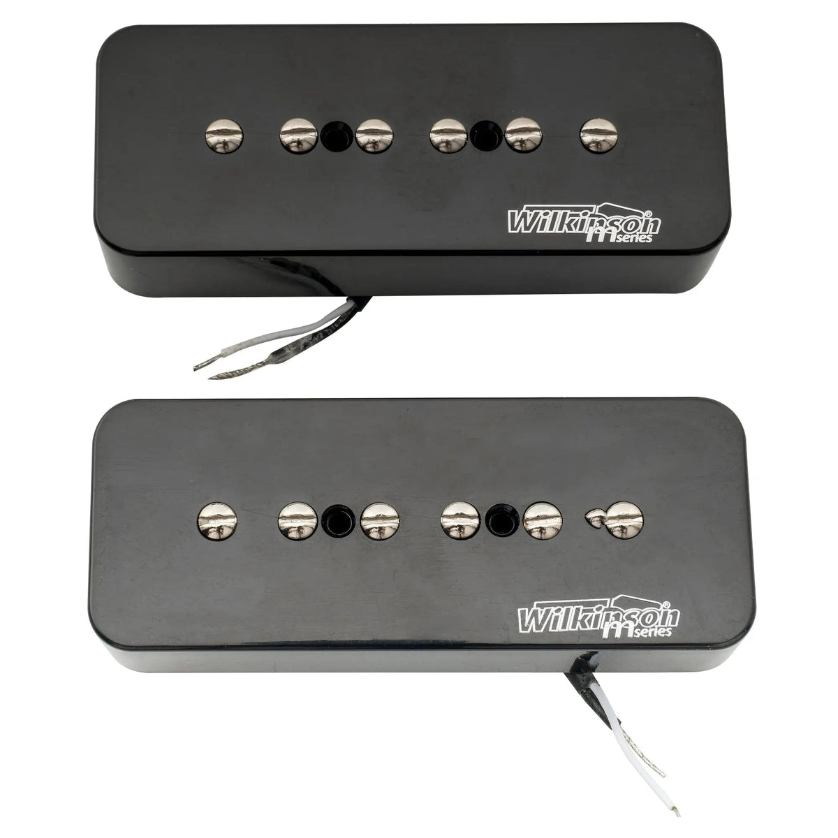 Wilkinson M Series Alnico 5 P90 Soapbar Pickups Neck and Bridge Set for LP SG Style Electric Guitar