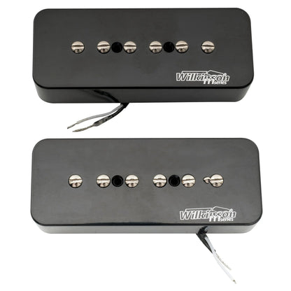 Wilkinson M Series Alnico 5 P90 Soapbar Pickups Neck and Bridge Set for LP SG Style Electric Guitar