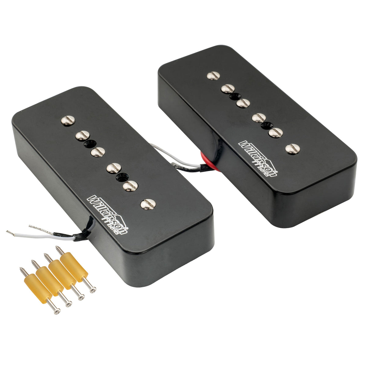 Wilkinson M Series Alnico 5 P90 Soapbar Pickups Neck and Bridge Set for LP SG Style Electric Guitar