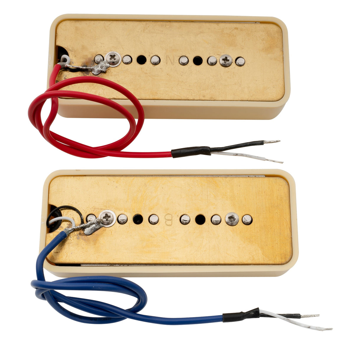 Wilkinson M Series Alnico 5 P90 Soapbar Pickups Neck and Bridge Set for LP SG Style Electric Guitar