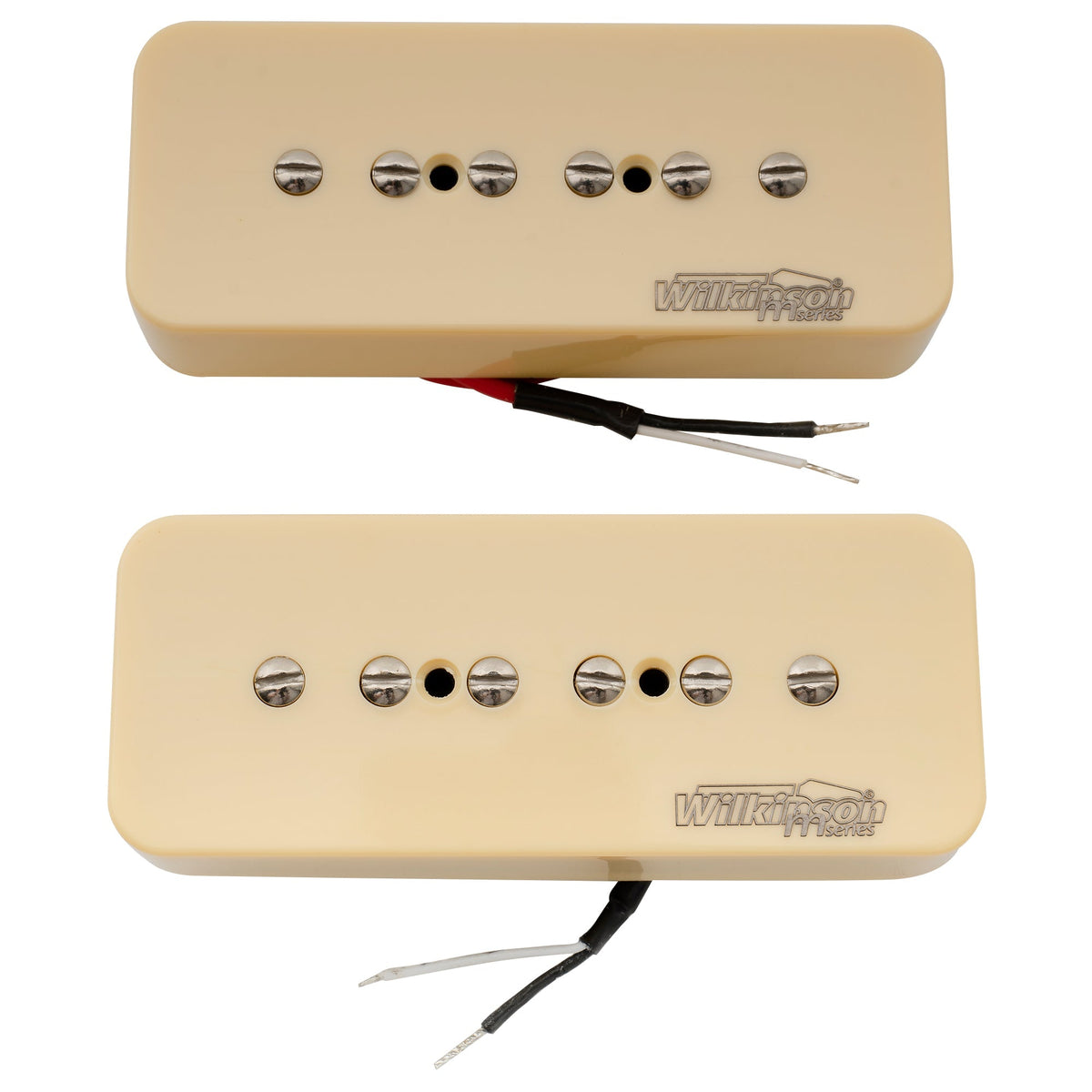 Wilkinson M Series Alnico 5 P90 Soapbar Pickups Neck and Bridge Set for LP SG Style Electric Guitar