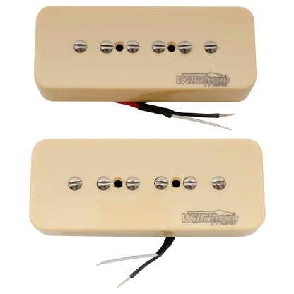 Wilkinson M Series Alnico 5 P90 Soapbar Pickups Neck and Bridge Set for LP SG Style Electric Guitar