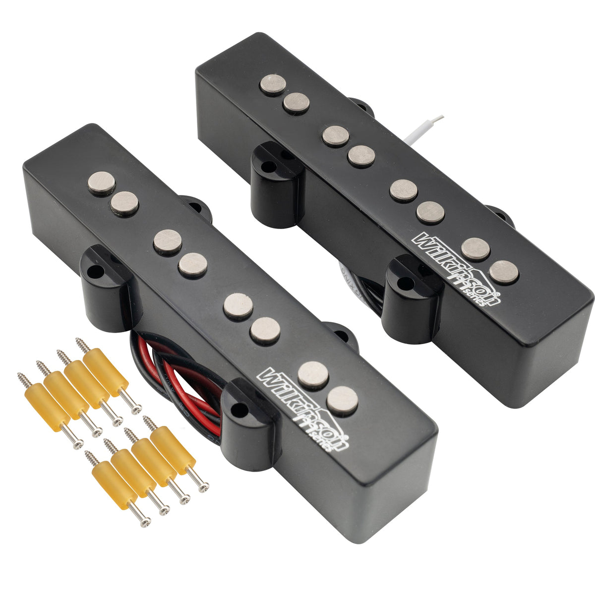 Wilkinson M-series WOJB Variable Gauss Vintage Tone Alnico 5 Single Coil Pickups Set for 4-string Jazz Bass