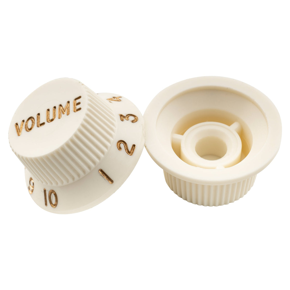 Musiclily Ultra Universal Fitting Strat Tone Volume Control Knobs for Fender Strat ST Style Electric Guitar, Set of 2T1V