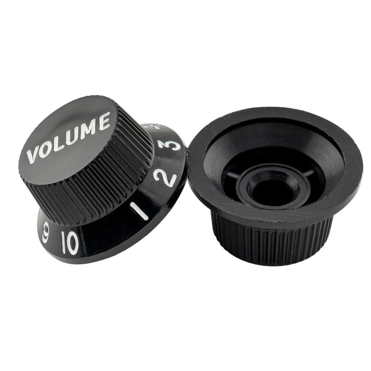 Musiclily Ultra Universal Fitting Strat Tone Volume Control Knobs for Fender Strat ST Style Electric Guitar, Set of 2T1V