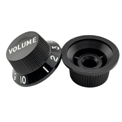 Musiclily Ultra Universal Fitting Strat Tone Volume Control Knobs for Fender Strat ST Style Electric Guitar, Set of 2T1V