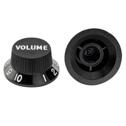 Musiclily Ultra Universal Fitting Strat Tone Volume Control Knobs for Fender Strat ST Style Electric Guitar, Set of 2T1V