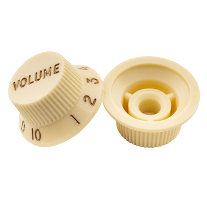 Musiclily Ultra Universal Fitting Strat Tone Volume Control Knobs for Fender Strat ST Style Electric Guitar, Set of 2T1V