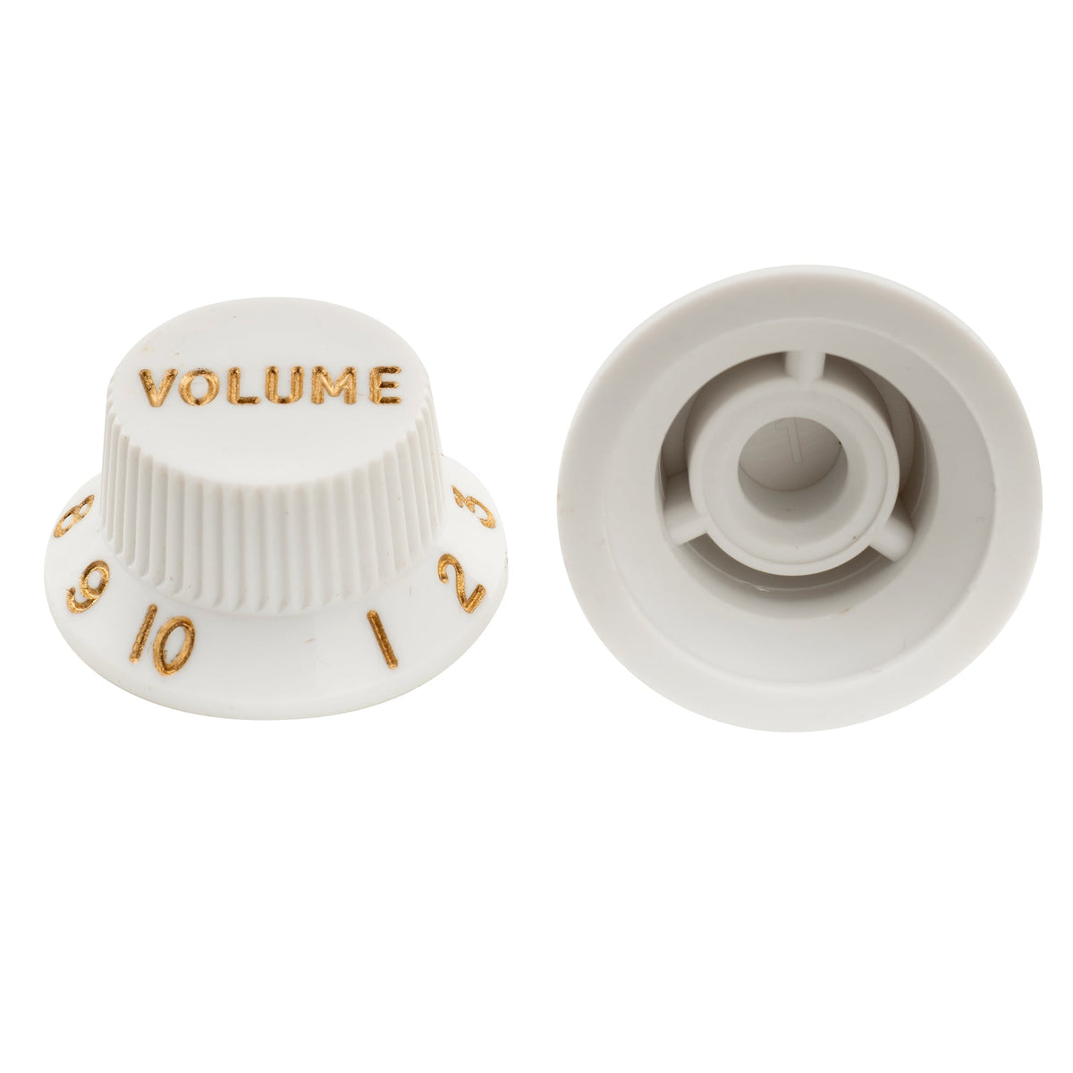 Musiclily Ultra Universal Fitting Strat Tone Volume Control Knobs for Fender Strat ST Style Electric Guitar, Set of 2T1V