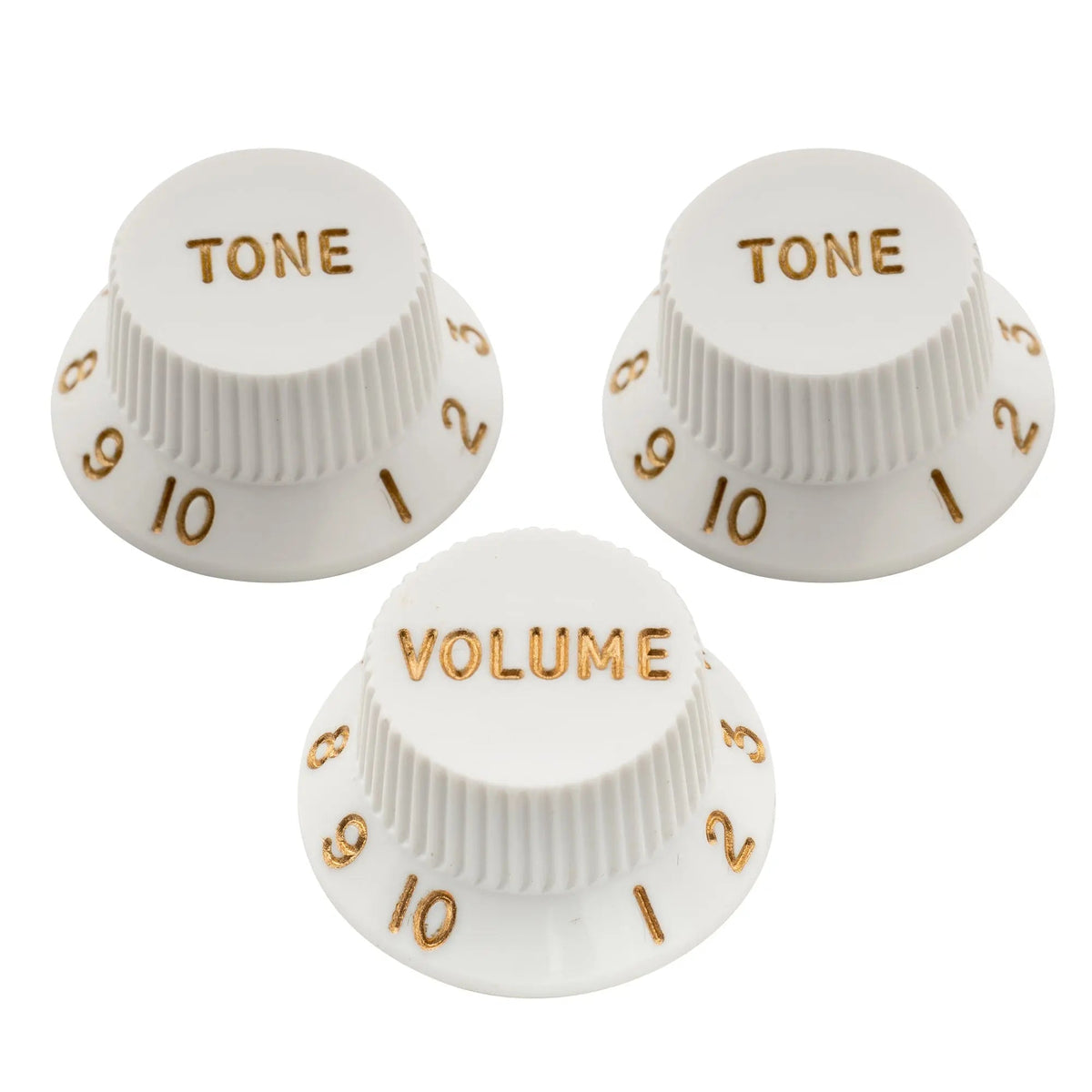 Musiclily Ultra Universal Fitting Strat Tone Volume Control Knobs for Fender Strat ST Style Electric Guitar, Set of 2T1V