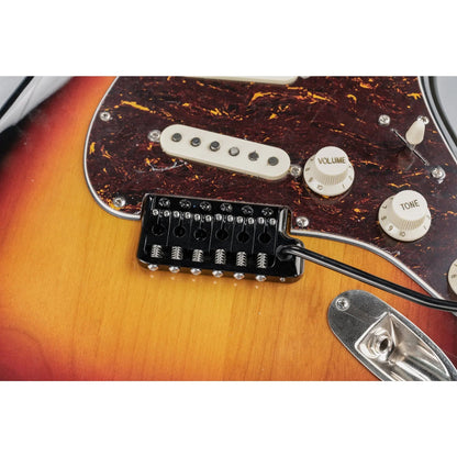 Musiclily Ultra BV005 52.5mm(2-1/16 inch) Full Solid Brass 6-Screw Knife Edge Tremolo Bridge for Strat Style Electric Guitar