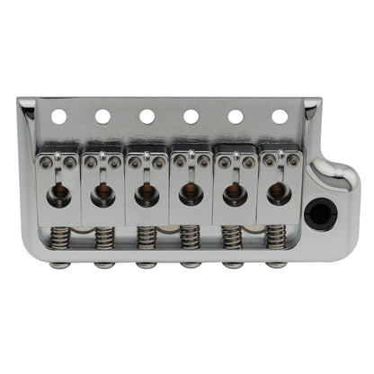 Musiclily Ultra BV005 52.5mm(2-1/16 inch) Full Solid Brass 6-Screw Knife Edge Tremolo Bridge for Strat Style Electric Guitar